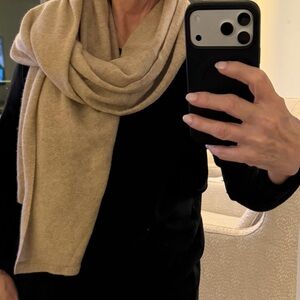 Neutral Beige Women's Scarf - Lightweight Everyday Wrap